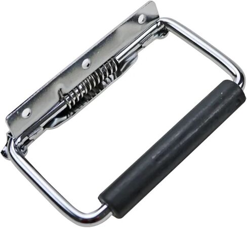 Folding Handle with Rubber Sleeve and Spring for Automatic Industrial Equipment Distribution Box Handle(XG01-022-L Size) in Saudi Arabia