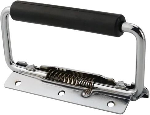 Folding Handle with Rubber Sleeve and Spring for Automatic Industrial Equipment Distribution Box Handle(XG01-022-L Size) in Saudi Arabia