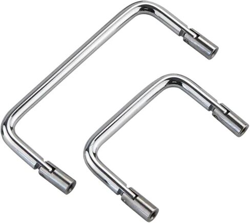 Chrome Plated Iron Industrial Equipment Bi Fold Handle with Swivel Function for Toolboxes and Carrying Handles(XG01-001-74) in Saudi Arabia