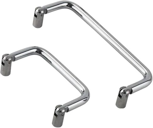 Chrome Plated Iron Industrial Equipment Bi Fold Handle with Swivel Function for Toolboxes and Carrying Handles(XG01-001-74) in Saudi Arabia