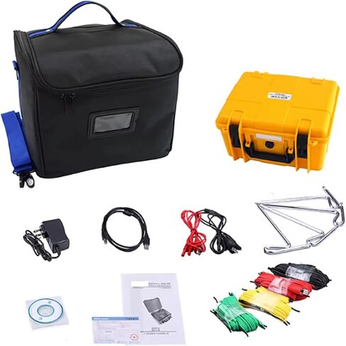 Soil Resistivity Tester Ground Resistance Meter Earth Resistance Tester 2, 3, 4‑Wire with Two Three Four Wire 30.00KΩ Ground Resistance 9000KΩM Soil Resistivity 600V Voltage USB Interface in Saudi Arabia
