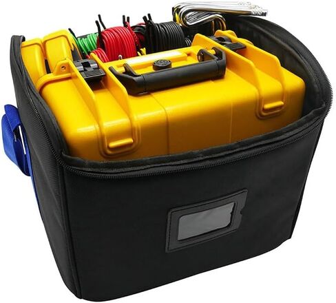 Double Clamp Ground Resistance Tester Meter Digital Soil Resistivity Tester with Range 0.00Ω-30.00kΩ AC Leakage Current 0.00mA-600A Soil Resistivity 0.00Ωm-9000kΩm Data Upload Function in Saudi Arabia