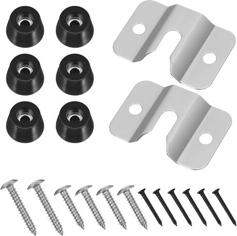 2 PCS Dart Board Hanger Bracket Dart Portable Board Mounting Bracket Dartboard Hanging Kit Camera Mount Hardware Wall Dartboard Kit for Hanging Screw Hook Set Accessories in Saudi Arabia