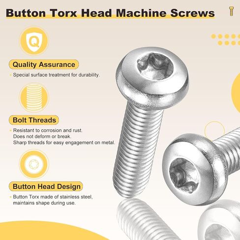 مسامير أمان رأس Metallixity Pan Torx (M5-0.8x25mm) in Saudi Arabia