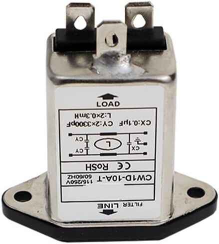 CW1D-10A-T IEC Plug-in Power Filter 6A10A220VAC Single-Phase AC(CW1D-10A-T(sockettype10A)) in Saudi Arabia