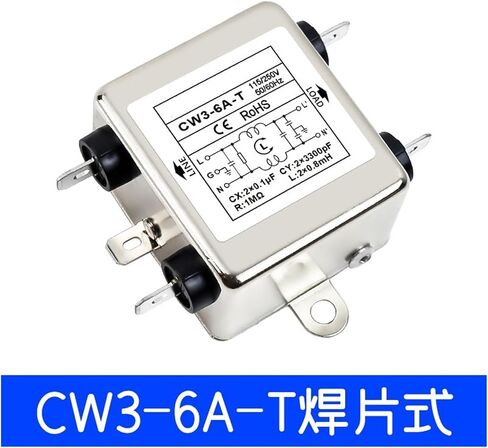 Single-Phase AC Power Filter CW3-20A-S Bolt Welding Type 6A10A/30A-T Anti-Interference PLC(CW3-30A-S) in Saudi Arabia