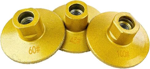 Brazed Flat Grinding Head 2-inch Angle Grinding Handle 1Pcs(1PC Coarse Sand 45) in Saudi Arabia