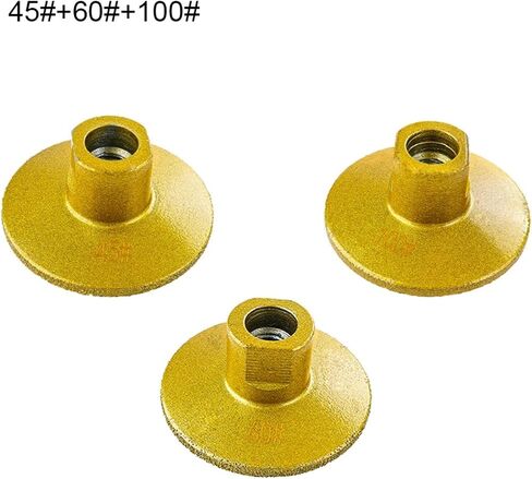 Brazed Flat Grinding Head 2-inch Angle Grinding Handle 1Pcs(1PC Coarse Sand 45) in Saudi Arabia