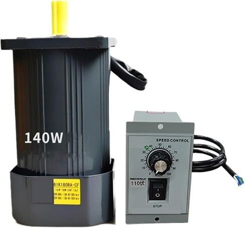 asynchronous motor 140W 110V High Torque AC Optical Shaft Motor 6IK140RA-AF With Speed Regulator Asynchronous Motor Shaft Diameter 11mm 12mm 14mm(Shaft diameter 14mm) in Saudi Arabia