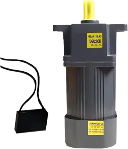 المحرك غير المتزامن 90W 220V محرك AC التروس الثابت مع الأذنين عالية عزم الدوران 5IK90GU-CF قطر العمود المحرك غير المتزامن 15 مم (8RPM) in Saudi Arabia
