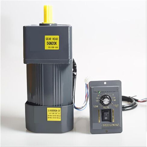 محرك غير متزامن 60W 220V AC مع منظم السرعة السرعة القابلة للتعديل 5IK60RGN-CF عزم الدوران العزم غير المتزامن قطره 12 مم (0-270 دورة في الدقيقة) in Saudi Arabia