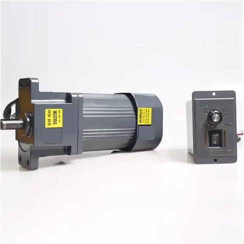 محرك غير متزامن 120W 220V محرك ترس AC مع الأذن مع منظم السرعة 5IK120RGU-C عزم الدوران العزم غير المتزامن قطره 15 مم (0-33rpm) in Saudi Arabia