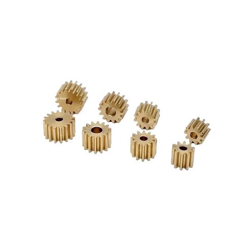 أجهزة ترس للدوران الميكانيكي 5pcs 0.5m 15 أسنان 5 ملم تروس النحاس الميكانيكي التخصيص الميكانيكي المعدني (2.5 مم) in Kuwait