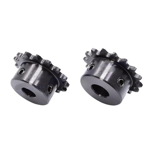 Pinion Hardware for Mechanical Rotation 1pcs 04C Chain Gear Steel Industrial Sprocket Wheel 10-23Teeth 25H Motor Chain Drive Sprocket Bore 16mm(22 Teeth) in Kuwait