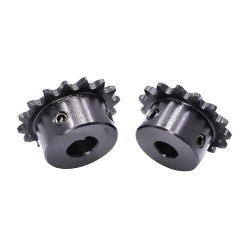 Pinion Hardware for Mechanical Rotation 1pcs 04C Chain Gear Steel Industrial Sprocket Wheel 10-23Teeth 25H Motor Chain Drive Sprocket Bore 16mm(22 Teeth) in Kuwait