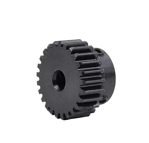 Pinion Hardware for Mechanical Rotation 1pcs 1M 27T/28T/29T Blackening Mechanical Transmission Gear Steel Bore 6/6.35/7/8/10-15mm 1 Module Spur Gear Motor Gear(15mm-1M 28T) in Kuwait