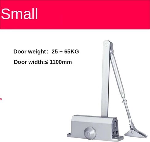Hydraulic Buffer Door Closer Household Punch-Free Automatic Door Closer 25KG to 85KG Adjustable Speed Door Closing Equipment(C-1) in Saudi Arabia