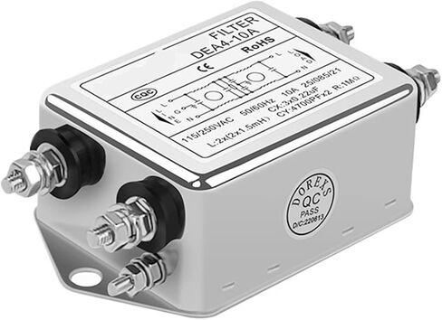 DEA4 BOLT-ON ثنائية المرحلة عالية الأداء مرشح منخفض التمرير 220VAC ، الحالي 1-50A (DEA4-20A*250V) in Saudi Arabia