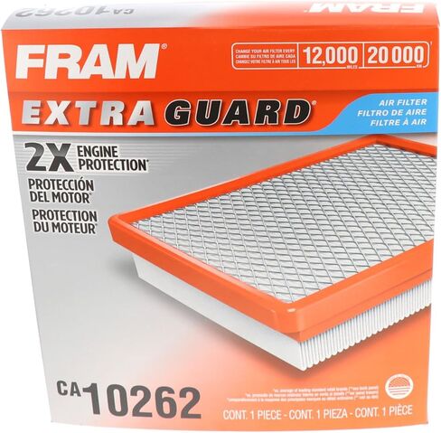 FRAM Extra Guard Air Filter, CA10262 for Select Ford and Lincoln Vehicles in Saudi Arabia