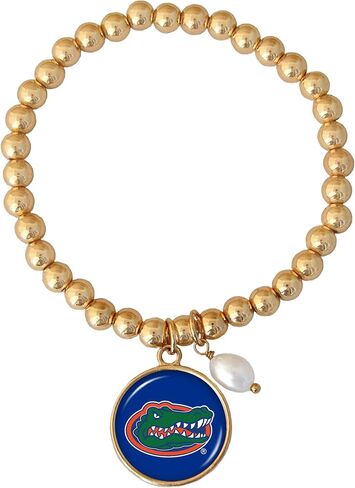 Florida Gators Diana Gold and Pearl Stretch Bead Bracelet Jewelry UF in Saudi Arabia