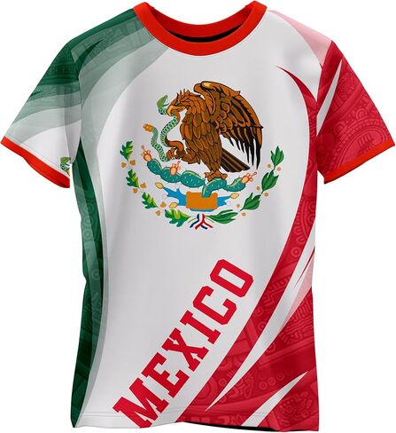 2 حزمة تي شيرت Viva Mexico Independece Day 5 Mayo Mex للأطفال والبالغين عدة أحجام ... 4 أسود in Kuwait