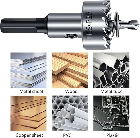 HSS Hole Drill 15-53mm من الفولاذ المقاوم للصدأ الفولاذ المقاوم للصدأ فتحة فتحة فتحة لسبائك القطع الحديد أداة 1pcs (35 مم) in Saudi Arabia
