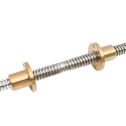 Double nut Ball Screw Control Machine 1pcs Stainless Steel T20 Lead Screw Right-Left Length 100-600mm Lead 4mm with Nuts for 3D Printer Part(250mm) in Kuwait