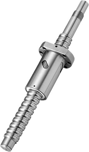 Double nut Ball Screw Control Machine 1pcs Ball Screw SFU3205 Diameter 32mm Lead 5mm Any Length+Single Falng Ball Nut+End Processed for BK25 BF25(600mm) in Saudi Arabia