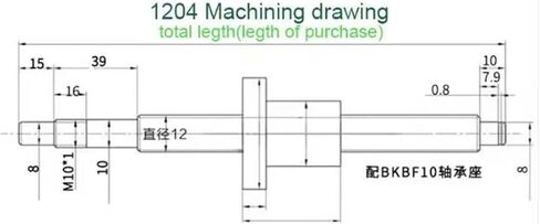 لوحة الدقة الخطية المسمار PRECISION PART HGR15 مجموعة الدليل الخطي + مجموعة المسمار الكرة SFU1204 مع 4PCS HGW15CC SLIDER COLLES L1050-1400MM + HM10-57 (1100mm) in Saudi Arabia