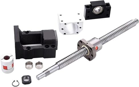 بطولة الكرة الدقيقة للكرة الخطية الجزء C7 KIT KIT SFU2510 مع الجوز المفرد+BF20+DSG25H+اقتران+HM20-86 MOTOR MOUNT L550-1000MM لجزء الطابعة ثلاثية الأبعاد (800 مم) in Saudi Arabia