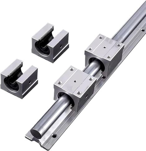 Linear Motion Ball Screw Precision Part Ball Screw Kit 2pcs SBR16 Linear Guides with 4pcs SBR16UU Slider Blocks+1 Kit SFU1610 550-1000mm(1550mm) in Saudi Arabia