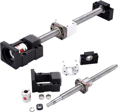 بطولة الكرة الدقيقة للكرة الخطية الجزء C7 KIT KIT SFU2510 مع الجوز الفردي+BF20+DSG25H+اقتران+HM20-86 MOTOR MOUNT L1050-1400MM لجزء الطابعة ثلاثية الأبعاد (1200 مم) in Saudi Arabia