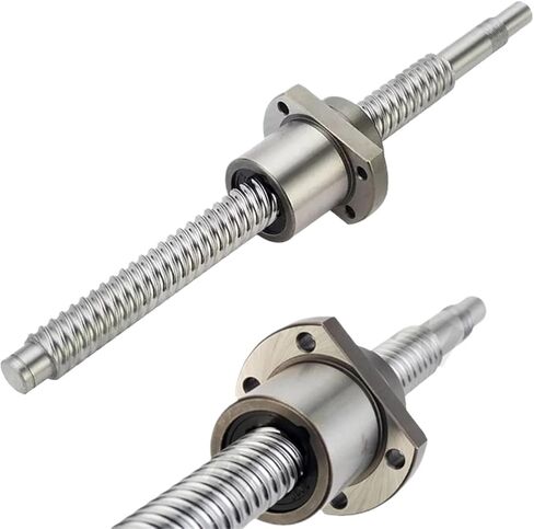 Linear Motion Ball Screw Precision Part Ball Screw Machined C7 SFE3232 L550-1000mm with Flange Roller Single Ball Nut BK/BF25 End Machined for Part(750mm) in Saudi Arabia
