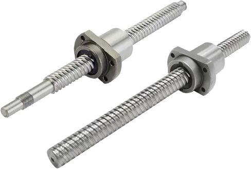 Linear Motion Ball Screw Precision Part Ball Screw Machined C7 SFE3232 L550-1000mm with Flange Roller Single Ball Nut BK/BF25 End Machined for Part(750mm) in Saudi Arabia