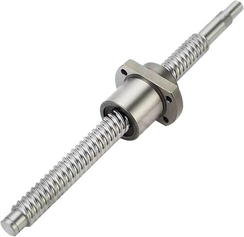 Linear Motion Ball Screw Precision Part Ball Screw Machined C7 SFE3232 L550-1000mm with Flange Roller Single Ball Nut BK/BF25 End Machined for Part(750mm) in Saudi Arabia