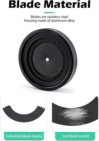 فتحة فتحة القزحية القابلة للتعديل IRIS M42 إلى M42 IRIS APERTURE DIAPHRAGM ADAPTER OPTICALIGM 1.5-29MM MODULE RING in Kuwait