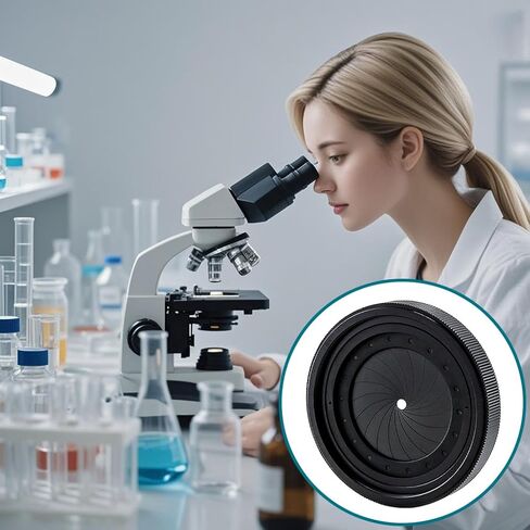 فتحة فتحة القزحية القابلة للتعديل IRIS M42 إلى M42 IRIS APERTURE DIAPHRAGM ADAPTER OPTICALIGM 1.5-29MM MODULE RING in Kuwait