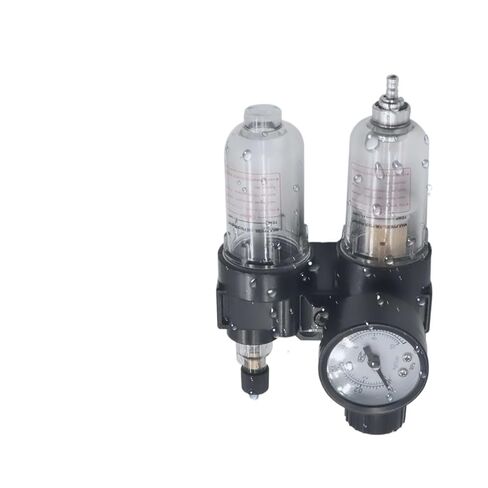 Pneumatic 1/4 بوصة AFC2000 مجموعة منظم ضغط مرشح الهواء （0-145 psi） العنصر الهواء ، فاصل زيت مرشح الضاغط (أسود) in Saudi Arabia
