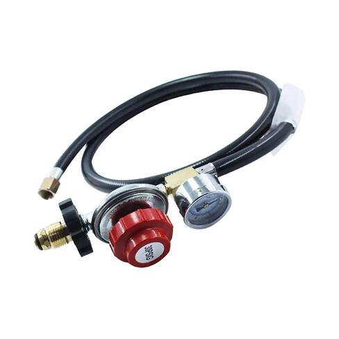 High Pressure Gas Regulator, 30PSI Gauge Adjustable Pol Connector for Camping in Saudi Arabia