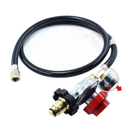 High Pressure Gas Regulator, 30PSI Gauge Adjustable Pol Connector for Camping in Saudi Arabia