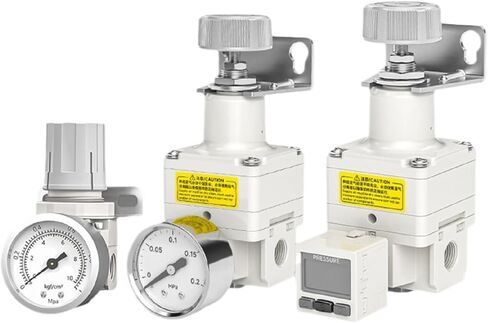 IR2010-02BG High Precision Pneumatic Pressure Regulator Air Compressor Flow Control Valve Adjustable Reducer with Gauge(Pressure GaugePC12) in Saudi Arabia
