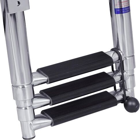 White Water - 4-1/2" Black High Strength Ladder Strap | Secure Telescoping Boat Ladder Retention | Marine-Grade Tie-Down for Boats, Yachts, RVs | Saltwater & UV Resistant | Easy Install | 1 Pack in Saudi Arabia