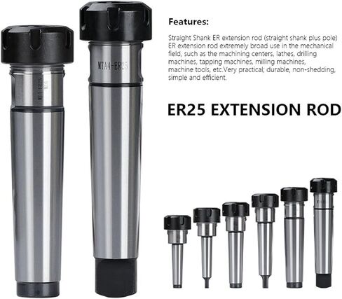 Morse Taper ER25 MTB2 MTA2 MTB3 MTA3 MTB4 MTA4 SPRING COLLET COLLET حامل المشبك 1PCs (الحجم: MTB4 ER25) in Kuwait