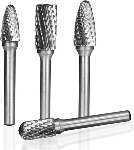 6mm-12mm Carbide Burr Drill Bits for Engraving 6mm Rotary Cutter Rotary File for Metal Hand Tool 8 Pcs/Set in Saudi Arabia