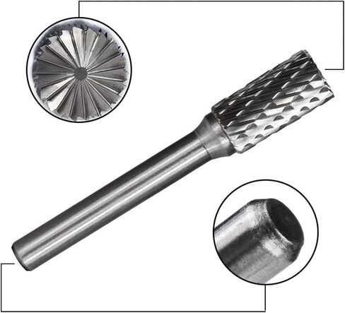 6mm-12mm Carbide Burr Drill Bits for Engraving 6mm Rotary Cutter Rotary File for Metal Hand Tool 8 Pcs/Set in Saudi Arabia