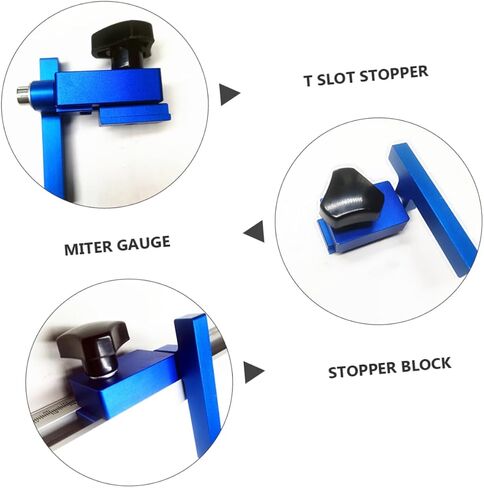 ARTIBETTER Miter Track Stop Aluminum Alloy Block for Woodworking Miter Chute Limiter for and Tool for Efficient Woodworking Projects in Saudi Arabia