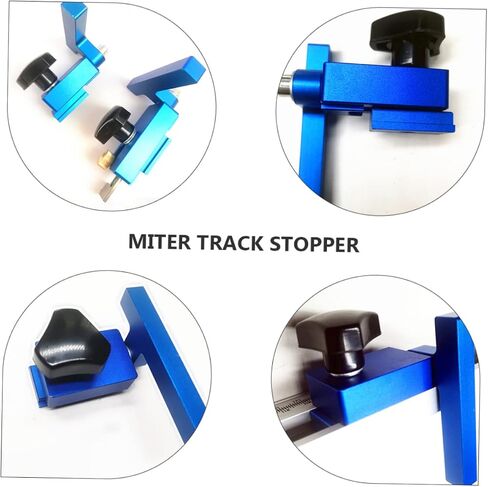 ARTIBETTER Miter Track Stop Aluminum Alloy Block for Woodworking Miter Chute Limiter for and Tool for Efficient Woodworking Projects in Saudi Arabia