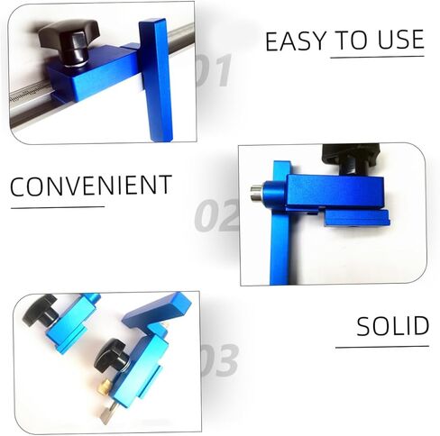 ARTIBETTER Miter Track Stop Aluminum Alloy Block for Woodworking Miter Chute Limiter for and Tool for Efficient Woodworking Projects in Saudi Arabia