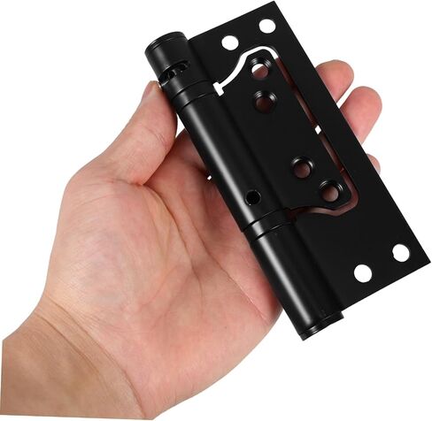 Stainless Steel Door Hinge Flush Mount Auto Close Heavy Duty Silent Invisible Hinge for Cabinet Furniture Doors in Saudi Arabia