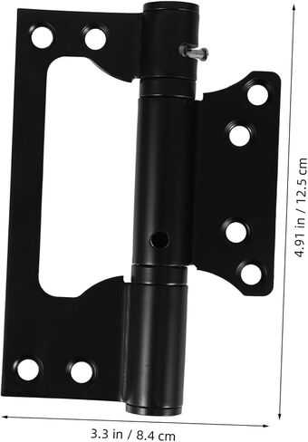 Stainless Steel Door Hinge Flush Mount Auto Close Heavy Duty Silent Invisible Hinge for Cabinet Furniture Doors in Saudi Arabia
